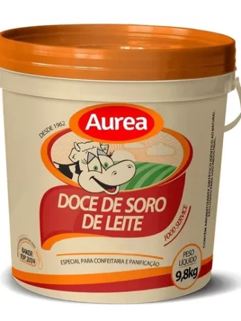 Soro De Doce De Leite Aurea 9,8kg Clássico Balde