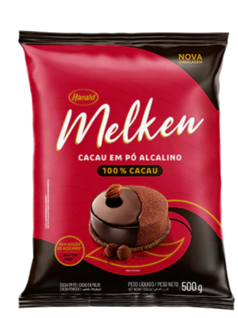 Cacau em Pó Melken Alcalino 100% 500gr