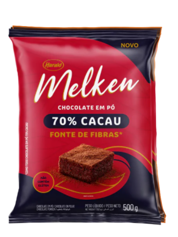 Chocolate em Pó 70% Melken Harald 1,01KG